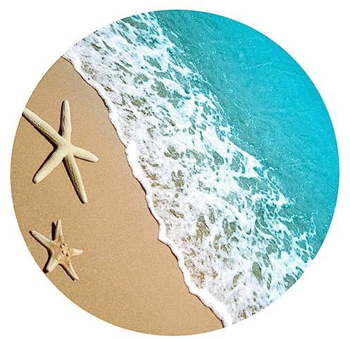 SHINEOFI Pegatinas Para Azulejos Redondos 3d Impermeables Antideslizantes Adhesivas Para Suelo y Pared, Material Pvc Resistente, Decoración Baño y Hogar,