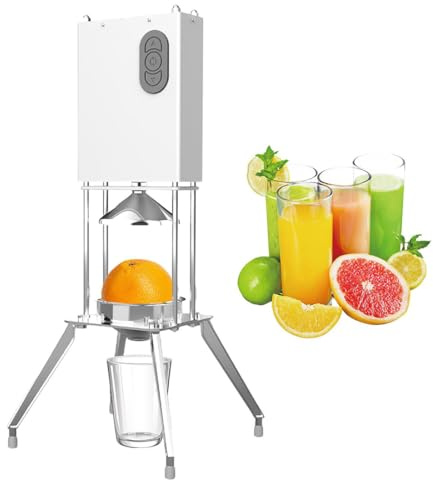 Spremiagrumi elettrico per succo di arancia e pompelmo, spremiagrumi efficiente con design in acciaio inox, perfetto per uso domestico e commerciale