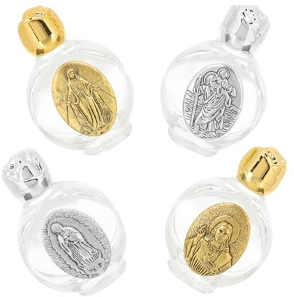 PACKOVE 20 Pièces Lot de Bouteilles Verre pour Eau Bénite Réutilisables et Scellées Flacons Compacts pour Voyage et Usage