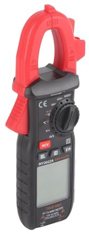 SEAFRONT Multimetro a Pinza Digitale, Materiale ABS, Misuratore di Resistenza di Tensione CA/CC, Test a Doppio Display per Elettricisti e Appassionati di Fai Te