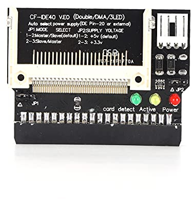 Yosoo Health Gear CF to IDE Adapter 40-Pin Hard Drive Converter Module, 3.5 Inch IDE Interface Card Reader, 5V Power Supply