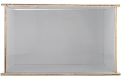 TOYANDONA Hamster Sandbad und Chinchilla Badewanne Multifunktionale Transparente Acrylwanne 25.2x15.2x14.5cm für Kleine Nager und Streifenhörnchen