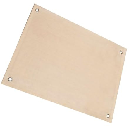 Tofficu Feuerfeste Unterlage Glasfaser 60x80cm Grillschutzdecke Hitzebeständig Outdoor Picknick und Campingmatte Feuerbeständige Ofenmatte Leicht zu Reinigen