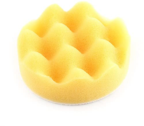 Fydun Lot de 50 Tampons de Polissage et de Polissage Multifonctions de 7,6 Cm pour Les Détails de Véhicules, Tampons de en Mousse et en Laine, Idéal pour Le Cirage de Voiture et la
