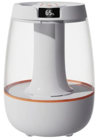 BYONGCHO Humidifier for Bedroom, 3L Cool Mist Humidifier Ultra-Quiet 20dB Air Humidifier with Night Light, 24H Runtime, Waterless Auto-Off, Ideal for Baby Rooms, Plants & Office, Top Fill