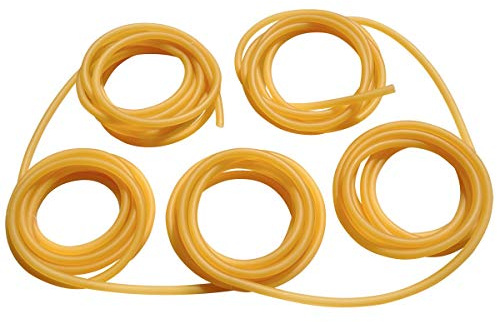 GM&BW 10m, 3X6mm Bande Élastique – Tube Élastique en Latex Naturel avec Une Élongation Maximale de 670% - pour Assembler Un Professionnel pour la Chasse
