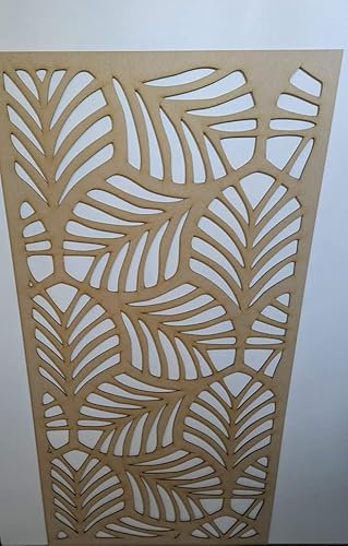 Dekoratives Abschirmgitter für Heizkörperschrank, Wand, perforiert, 6 mm dicke MDF-Platte (1200 mm x 610 mm), L26-Muster