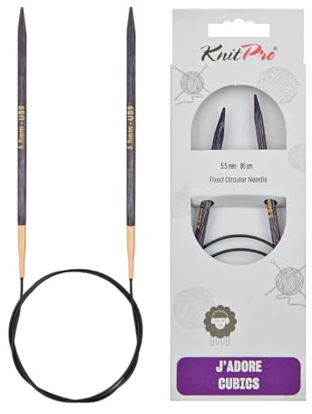 KnitPro J’adore Cubics Rundstricknadeln 32 (80cm) | 5,5mm