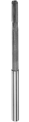 sourcing map Hartmetall Reibahle 4.9 mm, 4 Schneidig, H8/H7 Genauigkeit, Sandstrahlbeschichtung Maschinenreibahle für Metall Holz Loch Reiben, Gerade Nut Hochgeschwindigkeitsstahl Werkzeug