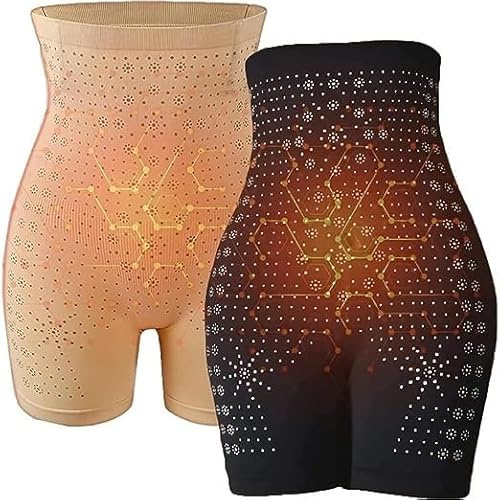NELLN Angelslim Detox-Body zur Fettverbrennung mit negativen Sauerstoffionen und Bauchkontrolle. Negative Sauerstoffionen zur Kontrolle der Fettverbrennung am Bauch (Color : 2pcs-c, Size : XXL)