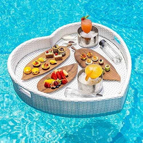 wanghaiyanBD Floating Drink Holder,Refreshment Table Tray for Pool Beach Party or Hot Tub Float Loung-Versatile & Portable Serving Bar, Outdoor Water Play Fruit Food Plate