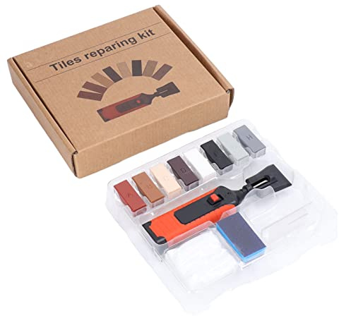 Kit di riparazione per piastrelle in gres porcellanato, riparazione di piastrelle penna per riscaldamento elettrico Set di blocchi di cera per crepe strumenti di riparazione