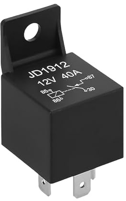 Relais JD1912 Relais 12V 40A 4 Pin Allzweckrelais Kraftstoffpumpe Klimakompressoren Motorrelais