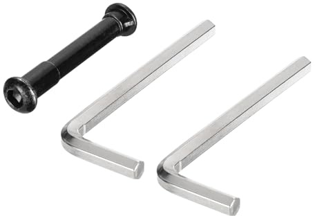PATIKIL Tornillo de Perno Fijo para Patinete Eléctrico M365Pro, 1 Juego de Tornillo de Bloqueo de Eje Plegable Tornillo de Fijación Plegable Pieza de Repuesto Compatible con M365Pro, Negro