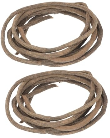 Cabilock 2pcs Natural Dried Grapevine Twig Wreath Front Door Spring Wreath for Home Decor for Crafts