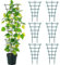 DOPENSPI Lot de 6 petits treillis pour plantes en pot, 24,4 x 15 cm, treillis empilables d'intérieur pour plantes grimpantes, support de plantes en pot superposées pour plantes d'intérieur, pothos