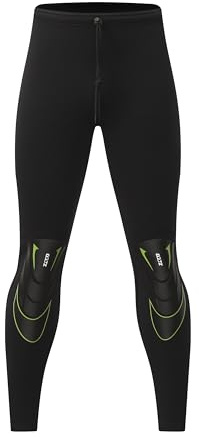 ZCCO Mute Top Giacca in Neoprene Tuta Donna Uomo Muta Giacca Manica Lunga Zip Frontale Mute Mute Men-Trousers, 3XL)