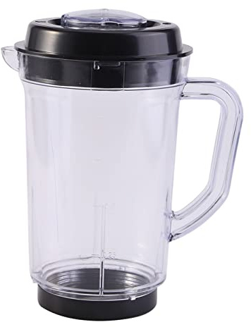 Caraffa Frullatore 1000ml di Ricambio – Bicchiere in Plastica Compatibile con Mixer Personali per Succhi e Frullati
