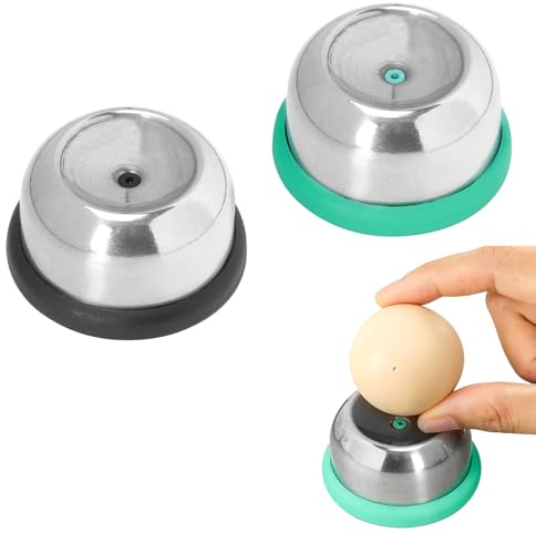 Pique-œuf, Perceur d'œufs en acier inoxydable, Pique-œufs semi-automatique, Perforateur d'œufs, Casse-œuf, Perceur pour œufs durs, Ustensiles de cuisine Gadget pour œufs 5,7 cm