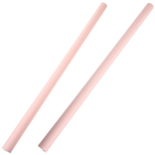 NOLITOY Varillas para Estiramiento de Yoga 2 Pcs (60 Cm) Núcleo de Acero y Espuma Ligera, Palo de Postura Corporal para Espalda, y Hombros, Accesorio Portátil para Fitness y Danza