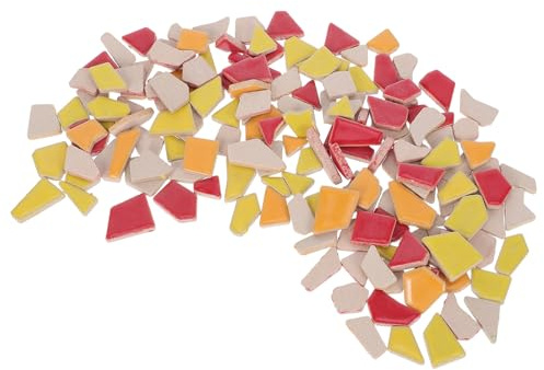 COHEALI Kleine Keramikfliesen Mosaiksteine in Verschiedenen Farben für Badezimmer und Küche Flexible Anwendung mit Einzigartigem Design aus Keramik
