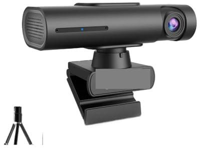 BJdfgE 4K PTZ-Kamera, Mini-Streaming-Webcam, 2K QHD-PC-Kamera, KI-Tracking und Auto-Zoom, mit Mikrofon, for Geschäftskonferenzen(2K)