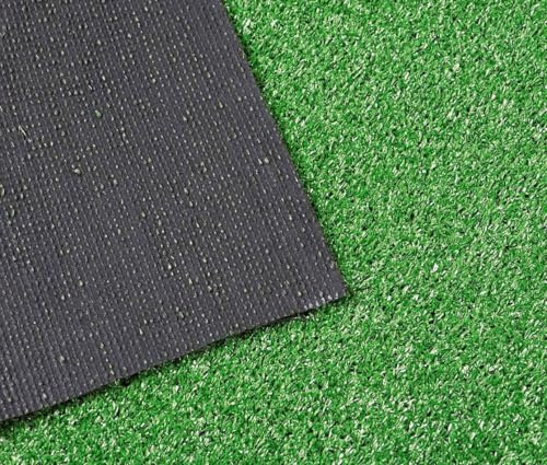 emmevi Pelouse synthétique verte artificielle, 7 mm, tapis en faux herbe, intérieur et extérieur, rouleau de 2 x 25 m