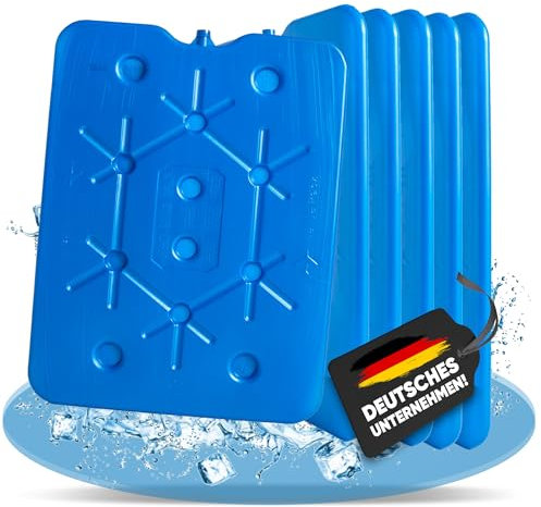 NEMT 6X Flacher Kühlakku 800 ml Kühlakkus 25 x 32,5 x 1,5 cm Kühlelemente Kühltasche Kühlbox