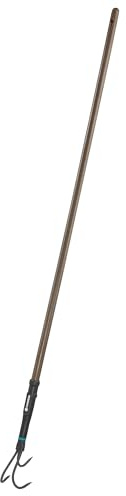 GARDENA Aireador one piece Hecho de Acero de Gran calidad y revestimiento de duroplast No daña las raices, aligera y airea la Tierra. Ideal para suelos rocosos y conjuntos de plantas.