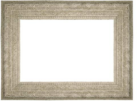 Barockrahmen 577 AVO weiß, HxB 34x100 mm, Leerrahmen, 84x118,8 cm