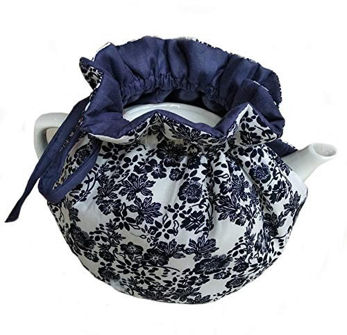 Tea Cozies, teiera in cotone vintage floreale con copertura antipolvere, per cucina, casa, teiera, accogliente, con cuscinetto isolante per casalinga, amica, mamma