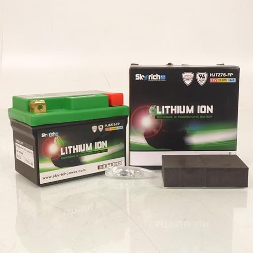 Batería de litio Skyrich para moto Kawasaki 1000 Zx-10 R Ninja sin Abs 2011 a 2015 YTZ7S-BS / 12 V 6 Ah