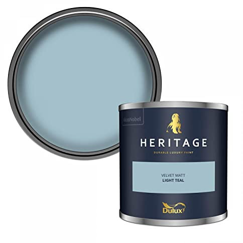 Dulux Trade Heritage Velvet Matt Emulsion Light Teal - 1ltr