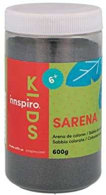 INNSPIRO Farbsand Zinn 600 Gr. für Dekoration und Bastelarbeiten