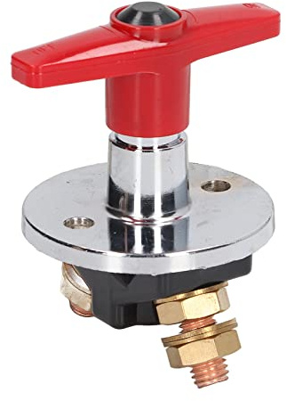 Batterietrennschalter, Universal 12V-60V 300A Hochstrom-Batterie Power Cut Isolator Kill Switch 10000-fache elektrische Lebensdauer, Knob Control Power Isolator Switch für Fahrzeug Marine Car Boat RV