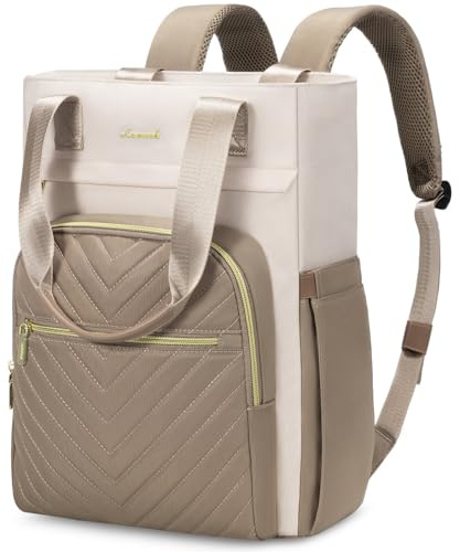 LOVEVOOK Bolso Mochila Mujer, Mochila Ordenador Portatil 17.3 Pulgadas Mochilas Mujer Casual Backpack Mochila Viaje Moda Mochila Escolar Adolescente Universidad para Trabajo Travel Colegio