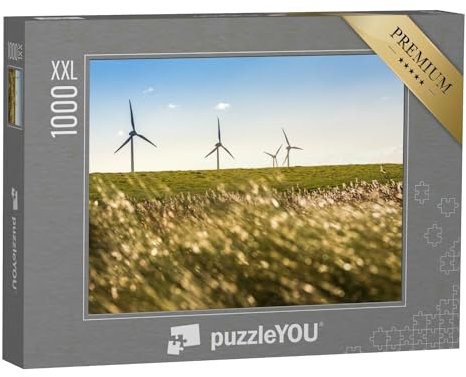 Puzzle 1000 Teile XXL „Windräder an der Küste der Ostseeinsel Fehmarn“ – aus der Puzzle-Kollektion Fehmarn