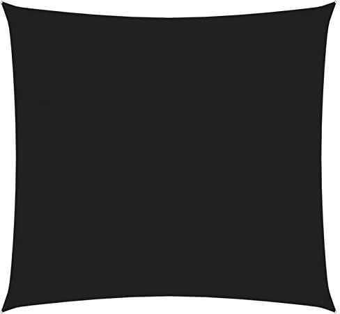 ZEYUAN Sonnensegel, Sichtschutz Balkon, Balkon Sonnenschutz, Sonnenschutzsegel,Regenschutz Balkon, Seitenmarkise, Sichtschutz Terrasse, Oxford-Gewebe Quadratisch 5x5 m Schwarz