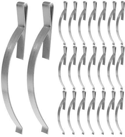 Artibetter Edelstahl Fenster-Federklammern 100 Stück Spannfedern Für Fenstergitter Eckclips Sicherer Halt Für Schiebe- Und Festfenster Zubehör