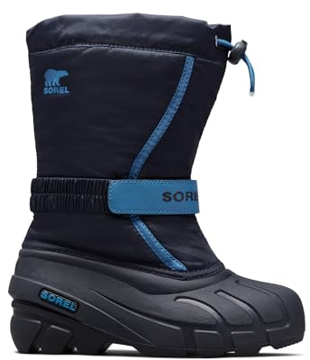 Sorel unisex – barn Flurry Boot Vinterkängor, Collegiate marinatmosfär, 35 EU