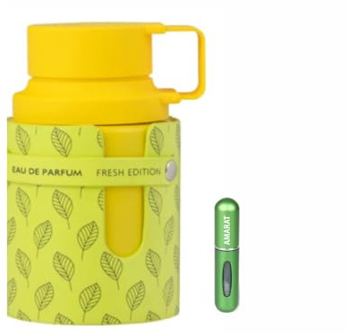 Profumo Odyssey Limoni 100ML, Profumo Arabo Unisex di Lunga Durata, Eau de Parfum Include Atomizzatore Ricaricabile 5ML Fragranza Agrumata e Rinfrescante con Note di Limone, Zenzero e Tè Blu (Limoni)