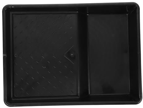 HOMSFOU Bac à Peinture Plateau à pour Peinture Murale avec Douille Et Accessoires Pratiques Noir