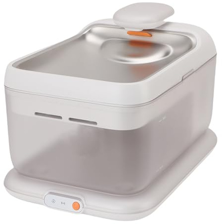 Cat Water Fountain, Stainless Steel 4.5L Circulating Water Feeder Pet Drink Dispenser Ideal for Multi Cat Drinking
