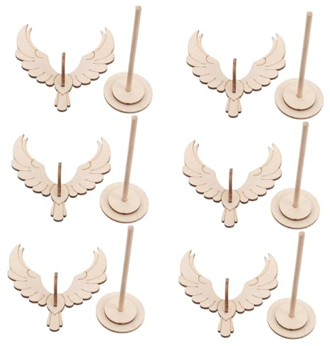 Gatuida 6 Piezas Kit Pájaros de Madera DIY Fomentar Habilidades y Creatividad Educativo de Física
