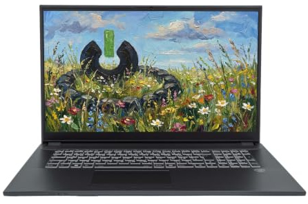 JodaBook C17 Pure | 17,3 FHD | Core i5 1235U | RAM: 16GB | SSD: 4TB | Laptop in Schwarz | DVD-Brenner | RGB beleuchtete Tastatur | Windows 11 Pro | Office 2024 Pro | Rucksack