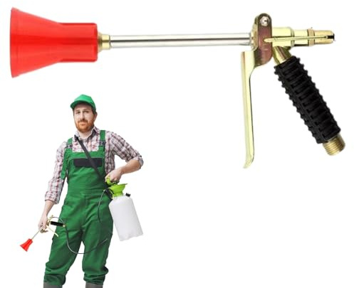 Pulverizador De Agua A Alta Presión,Pulverizador Agrícola De Largo Alcance con Alta Presión - Boquilla De Cobre Atomizador para Jardinería Lavado De Coches En Exterior