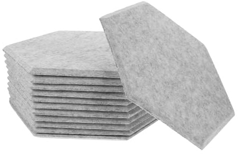 JOINPAYA 12pcs Acoustical Wall Panels Soundproofing Board Acoustic Panels for Ktv Home Studio Sound Insulation Material