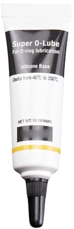 Grasa de silicona para juntas tóricas, grasa de anillo O | RV Junta de inodoro lubricante, fusión de fontanería suave, lubricante para válvulas, fontaneros, filtros de agua