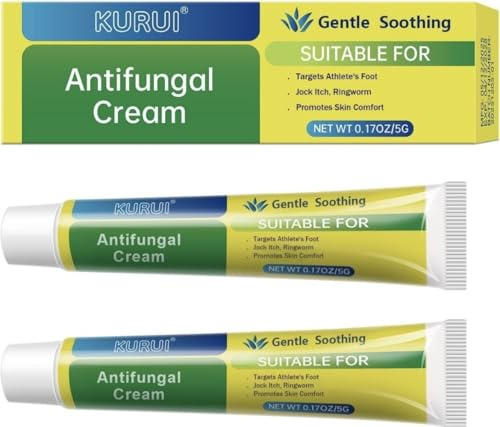 Herbal Antifungal Cream - 2pcs Soothes Cream Suitable for: Jock Itch, Ringworm, Athlete's Foot - All Plant-Based and Natural Formula - 5g
