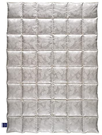 billerbeck Daunendecke | Exquisit | 155 x 220 cm | Mono Bettdecke | Seidenbezug | Hohe Wärmehaltung | Wärmeklasse extra warm
